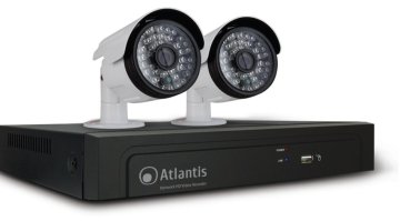 Atlantis Land NetCamera 510A + NetNVR 04 kit di videosorveglianza Cablato 4 canali