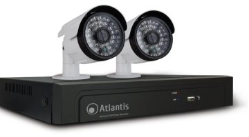 Atlantis Land NetCamera 510A + NetNVR 08 kit di videosorveglianza Cablato 8 canali