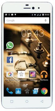 Mediacom PhonePad X525U 12,7 cm (5") Doppia SIM Android 5.1 4G Micro-USB 2 GB 16 GB 2000 mAh Bianco, Argento
