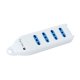 Techly Multipresa 4 Posti Italiana Bipasso Senza Cavo Bianco (IUPS-PCP-304) 2