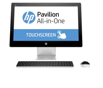 HP Pavilion 23-q108nl Intel® Core™ i5 i5-4460T 58,4 cm (23") 1920 x 1080 Pixel Touch screen PC All-in-one 8 GB DDR3L-SDRAM 1 TB HDD Windows 10 Home Bianco