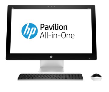 HP Pavilion 27-n101nl Intel® Core™ i5 i5-4460T 68,6 cm (27") 1920 x 1080 Pixel PC All-in-one 8 GB DDR3L-SDRAM 1 TB HDD AMD Radeon R7 A360 Windows 10 Home Bianco