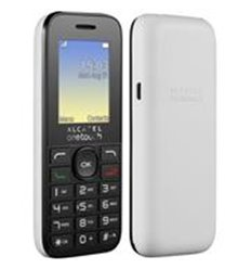 Alcatel 1016D 4,57 cm (1.8") 63 g Nero, Bianco Telefono di livello base