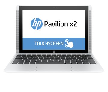 HP Pavilion x2 10-n201nl Intel Atom® Z3736F Ibrido (2 in 1) 25,6 cm (10.1") Touch screen 2 GB DDR3L-SDRAM 32 GB Flash Windows 10 Home Nero, Bianco