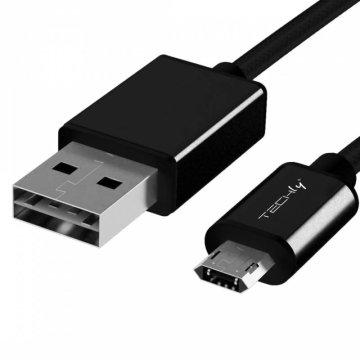 Techly Cavo High Speed USB a MicroUSB Reversibile 2m Nero (ICOC MUSB-A-020S)