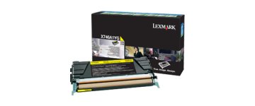 Lexmark X746A1YG cartuccia toner 1 pz Originale Giallo