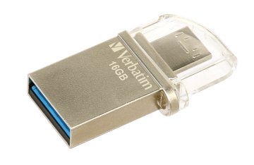 Verbatim Store 'n' Go OTG Micro unità flash USB 16 GB USB Type-A / Micro-USB 3.2 Gen 1 (3.1 Gen 1) Argento