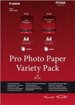 Canon Pro Photo Paper Variety Pack A4 carta fotografica A4 (210x297 mm)