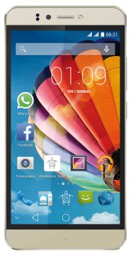 Mediacom PhonePad Duo S531 13,5 cm (5.3") Doppia SIM Android 4.4 3G Micro-USB 1 GB 16 GB 2500 mAh Oro