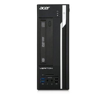 Acer Veriton X X2632G Intel® Core™ i3 i3-4170 4 GB DDR3-SDRAM 500 GB HDD Windows 7 Professional SFF PC Nero