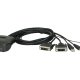 ATEN Switch KVM cavo USB DVI a 2 porte con selettore porta remota 2