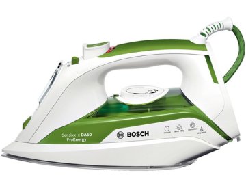 Bosch TDA502412E ferro da stiro Ferro a vapore Piastra Ceranium Glissée 2400 W Verde, Bianco