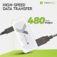 Techly Mini Hub USB Hi Speed 4 Porte Bianco (IUSB2-HUB4-WHTY) 5