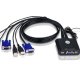 ATEN Switch KVM USB VGA cablato 2-porte con selettore porta remota 2