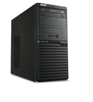 Acer Veriton M2632G Intel® Core™ i7 i7-4790 8 GB DDR3-SDRAM 1 TB HDD Windows 7 Professional Tower PC Nero