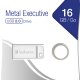 Verbatim Metal Executive - Memoria USB da 16 GB - Argento 7