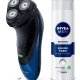Philips NIVEA AquaTouch Rasoio elettrico Wet & Dry AT770/26 2