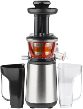 H.Koenig GSX12 spremiagrumi Estrattore di succo 400 W Nero, Acciaio inox