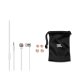 JBL T280A Cuffie Cablato In-ear Musica e Chiamate Argento, Bianco 7