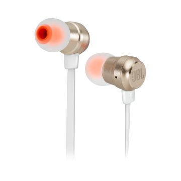 JBL T280A Cuffie Cablato In-ear Musica e Chiamate Oro