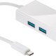 Goobay USB-C Multiport Adapter USB 3.2 Gen 1 (3.1 Gen 1) Micro-B Bianco 2