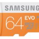 Samsung 64GB, MicroSDXC EVO UHS Classe 10 2