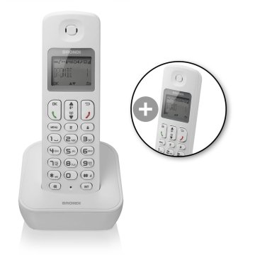 Brondi BEST TWIN Telefono DECT Identificatore di chiamata Bianco