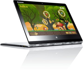 Lenovo IdeaPad Yoga 3 Pro Intel® Core™ M M-5Y51 Computer portatile 33,8 cm (13.3") Touch screen Quad HD+ 8 GB LPDDR3-SDRAM 512 GB SSD Windows 10 Pro Nero, Argento