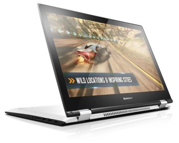 Lenovo Yoga 500 Intel® Core™ i3 i3-5005U Ibrido (2 in 1) 35,6 cm (14") Touch screen Full HD 4 GB DDR3L-SDRAM 1 TB HDD NVIDIA® GeForce® 920M Windows 10 Home Bianco