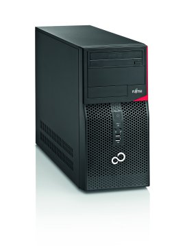 Fujitsu ESPRIMO P556 Intel® Pentium® G G4400 4 GB DDR4-SDRAM 500 GB HDD Windows 7 Professional Micro Tower PC Nero, Rosso