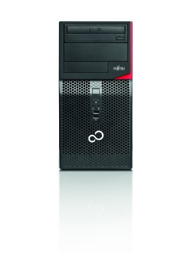 Fujitsu ESPRIMO P556 Intel® Core™ i7 i7-6700 8 GB DDR4-SDRAM 1 TB HDD Windows 7 Professional Micro Tower PC Nero, Rosso