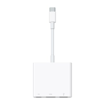 Apple MJ1K2ZM/A replicatore di porte e docking station per laptop Bianco