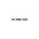 Apple MJ1K2ZM/A replicatore di porte e docking station per laptop Bianco 4