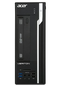 Acer Veriton X 2632G Intel® Core™ i5 i5-4460 4 GB DDR3L-SDRAM 500 GB HDD Windows 10 Home SFF PC Nero