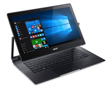 Acer Aspire R 13 R7-372T-7715 Intel® Core™ i7 i7-6500U Ibrido (2 in 1) 33,8 cm (13.3") Touch screen Full HD 8 GB LPDDR3-SDRAM 256 GB SSD Windows 10 Pro Nero