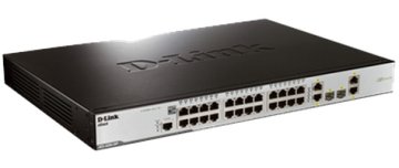 D-Link DES-3200-28 Gestito L2 Supporto Power over Ethernet (PoE) 1U