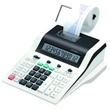 Citizen CX-121N calcolatrice Desktop Calcolatrice con stampa Nero, Bianco