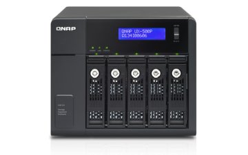 QNAP UX-500P contenitore di unità di archiviazione Custodia per Disco Rigido (HDD) Nero 2.5/3.5"