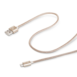 Celly 1.0M USB - Micro USB M/M cavo USB 1 m USB A Micro-USB B Oro