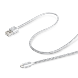 Celly 1.0M USB - Micro USB M/M cavo USB 1 m USB A Micro-USB B Argento