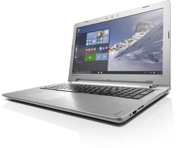 Lenovo IdeaPad 500 Intel® Core™ i7 i7-6500U Computer portatile 39,6 cm (15.6") Full HD 8 GB DDR3L-SDRAM 1 TB HDD AMD Radeon R7 M360 Windows 10 Home Alluminio, Bianco