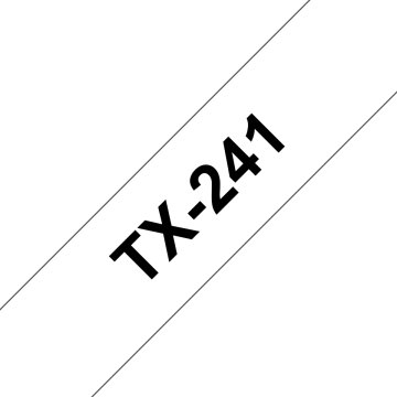 Brother TX-241 nastro per etichettatrice Nero su bianco