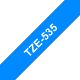 Brother TZE-535 nastro per etichettatrice Bianco su blu 2