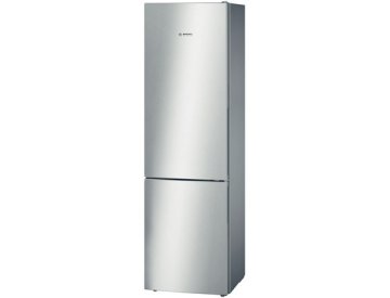 Bosch KGN39VL21 frigorifero con congelatore Libera installazione 354 L Cromo, Metallico