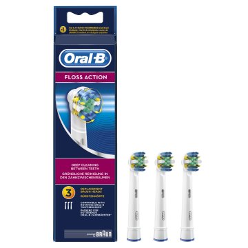 Oral-B FlossAction Testine Di Ricambio , 3 Pezzi