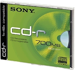 Sony CD-R 80 Min, 700 MB