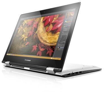 Lenovo Yoga 500 Intel® Core™ i5 i5-6200U Computer portatile 39,6 cm (15.6") Touch screen 4 GB DDR3L-SDRAM 500 GB HDD NVIDIA® GeForce® 920A Wi-Fi 5 (802.11ac) Windows 10 Home Bianco