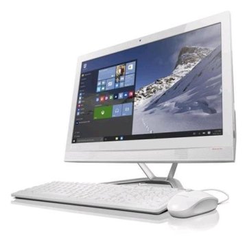 Lenovo IdeaCentre 300-22ISU Intel® Pentium® 4405U 54,6 cm (21.5") 1920 x 1080 Pixel PC All-in-one 4 GB DDR4-SDRAM 500 GB HDD NVIDIA® GeForce® 920A Windows 10 Home Bianco