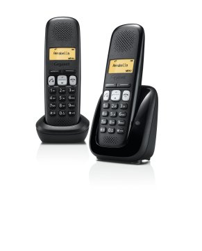 Gigaset A250 Duo Telefono DECT Nero