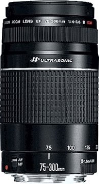 Canon EF 75-300mm f/4.0-5.6 III USM SLR Teleobiettivo Nero